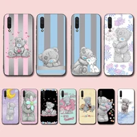 lovely teddy bear phone case for xiaomi mi 5 6 8 9 10 lite pro se mix 2s 3 f1 max2 3