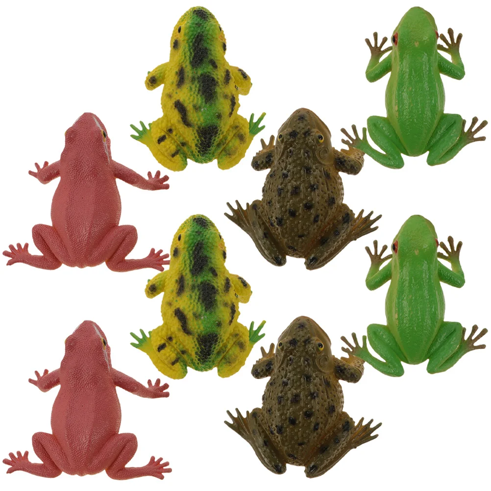 

8pcs Sound Frogs Kids Frogs Educational Funny Frogs Figurines Children Frogs