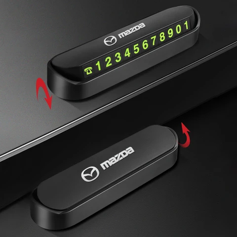 Табличка с номером телефона для Mazda 2, Mazda 3 MS, Mazda 6