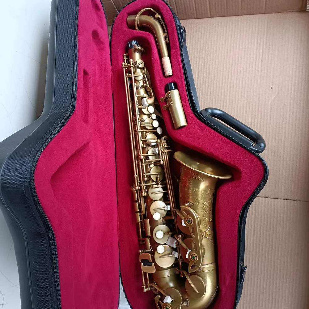 

Japan 82z Original 1 :1 key type Alto Saxophone Antique Copper Eb Alto Sax instrumen High-grade Reeds mouthpieces case