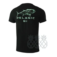 pelagic fishing clothes short sleeve men upf50 performance apparel summer outdoor sun protection breathable fishing shirt camisa