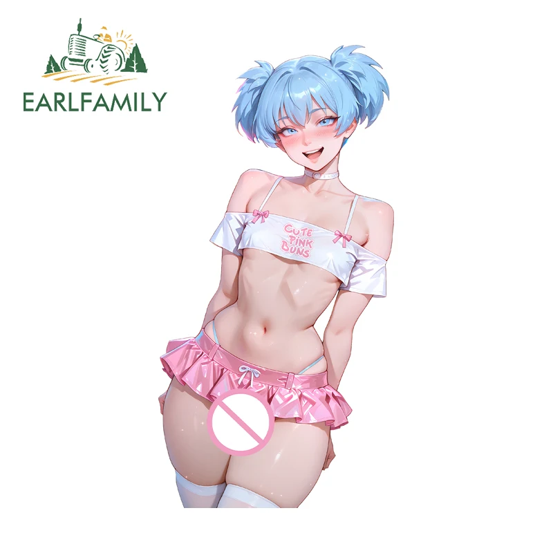 

EARLFAMILY милый Femboy забавные автомобильные наклейки художественная водонепроницаемая наклейка окклюзия царапины солнцезащитный крем винил DIY гоночные аксессуары
