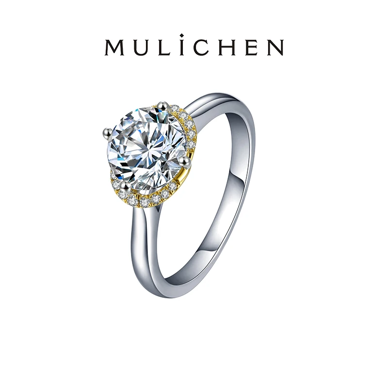 Женское кольцо с покрытием из 18-каратного золота карат