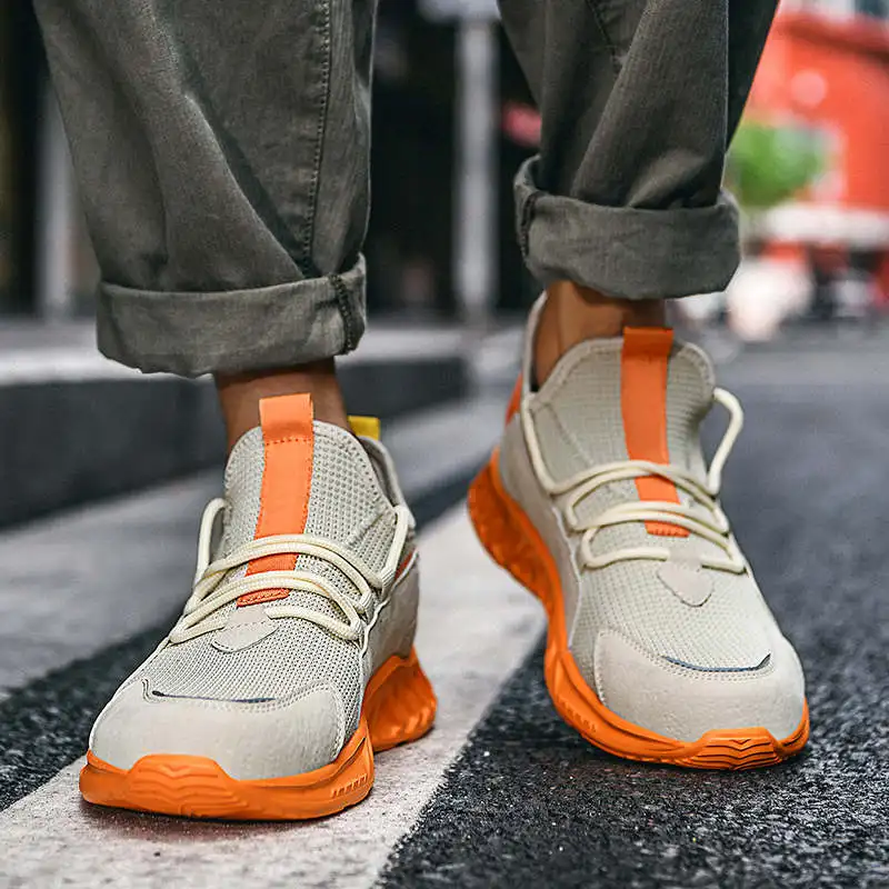 

Whitte Men's Slip-Ons Luxury Jogging Men's Sneakers Boots Sports Shoes For Male Style White Shoes Men Brands Luxury Tennis Low