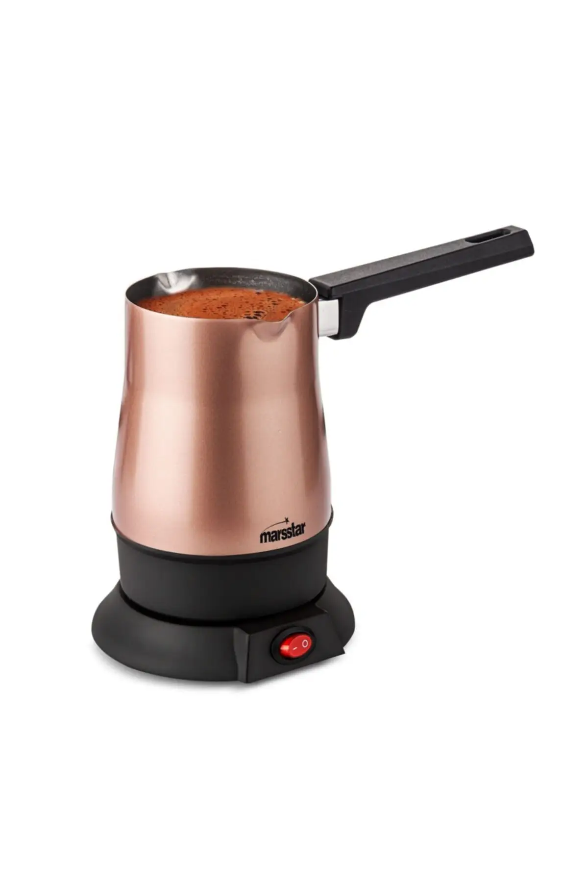 

Steel Body Broken English Coffee Machine Gold Color