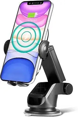 

LY Charger Mount 10W/7.5W Wireless Fast Charging Car Mount Phone