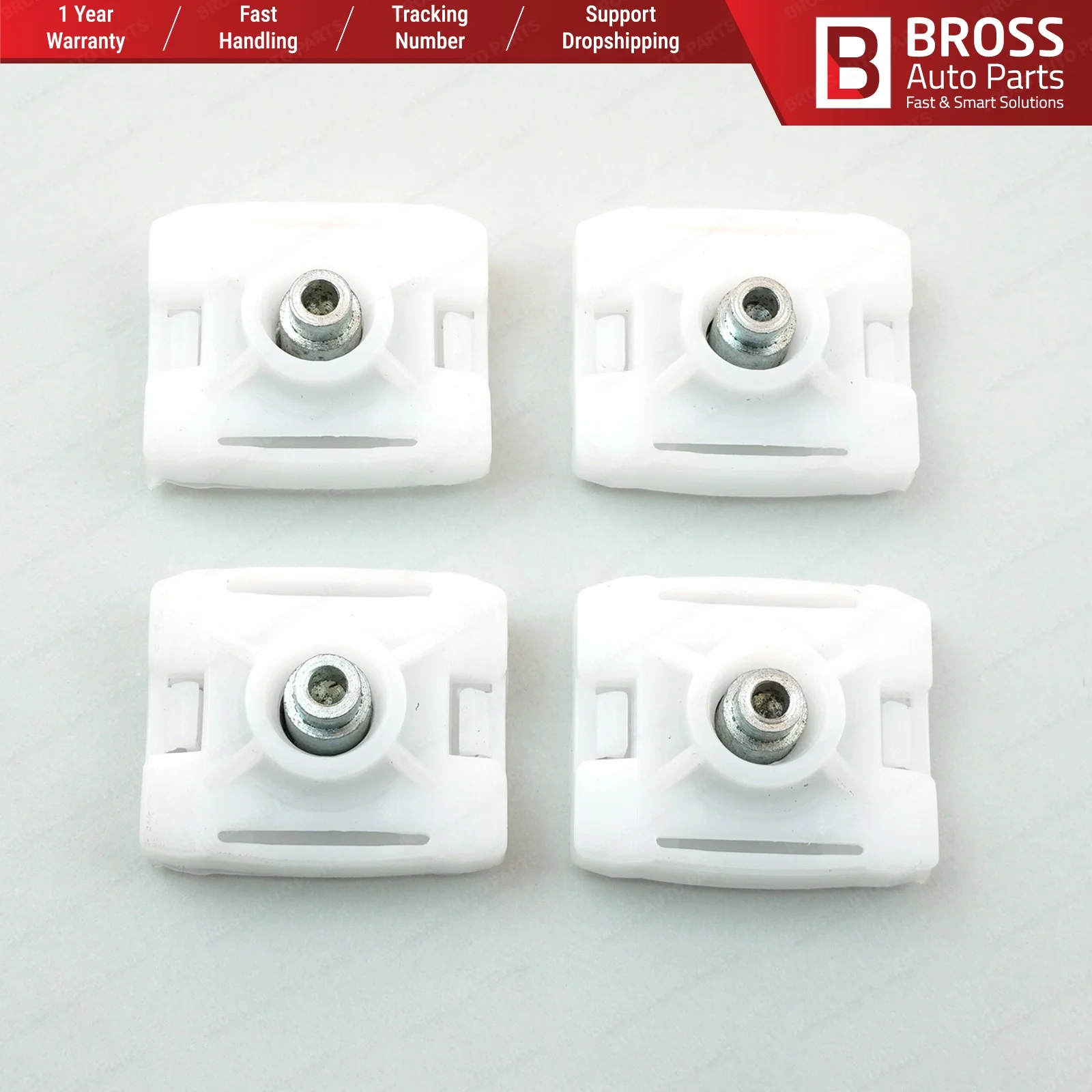 Bross автозапчасти BWR1183 4 шт. стеклоподъемник ремонт рельсы пластиковые все двери