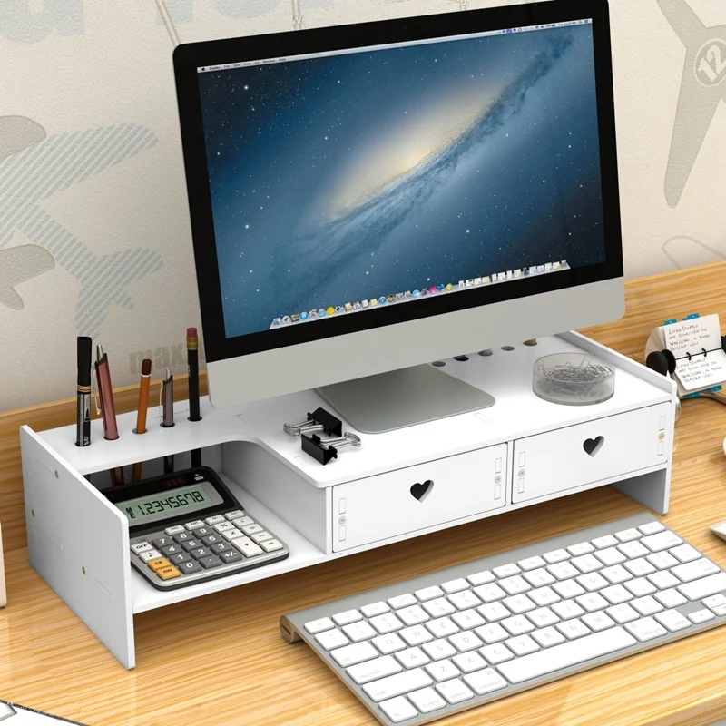 Computer Monitor Screen Increased Shelf Organiser Desktop Rack Keyboard Base Storage Tray | Автомобили и мотоциклы