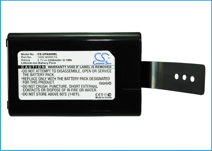 

Аккумулятор Cameron Sino 2200 мАч для Unitech HT680 PA690 ,1400-900001G