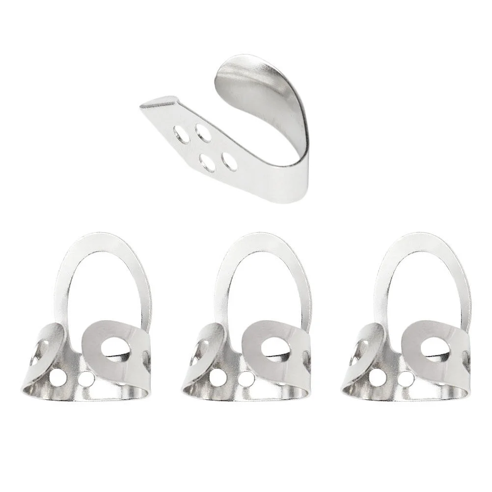 

Finger Cot Electric Guitar Picks Metal Guitar Accessories Bass Adjustable (brass) Useful Electric