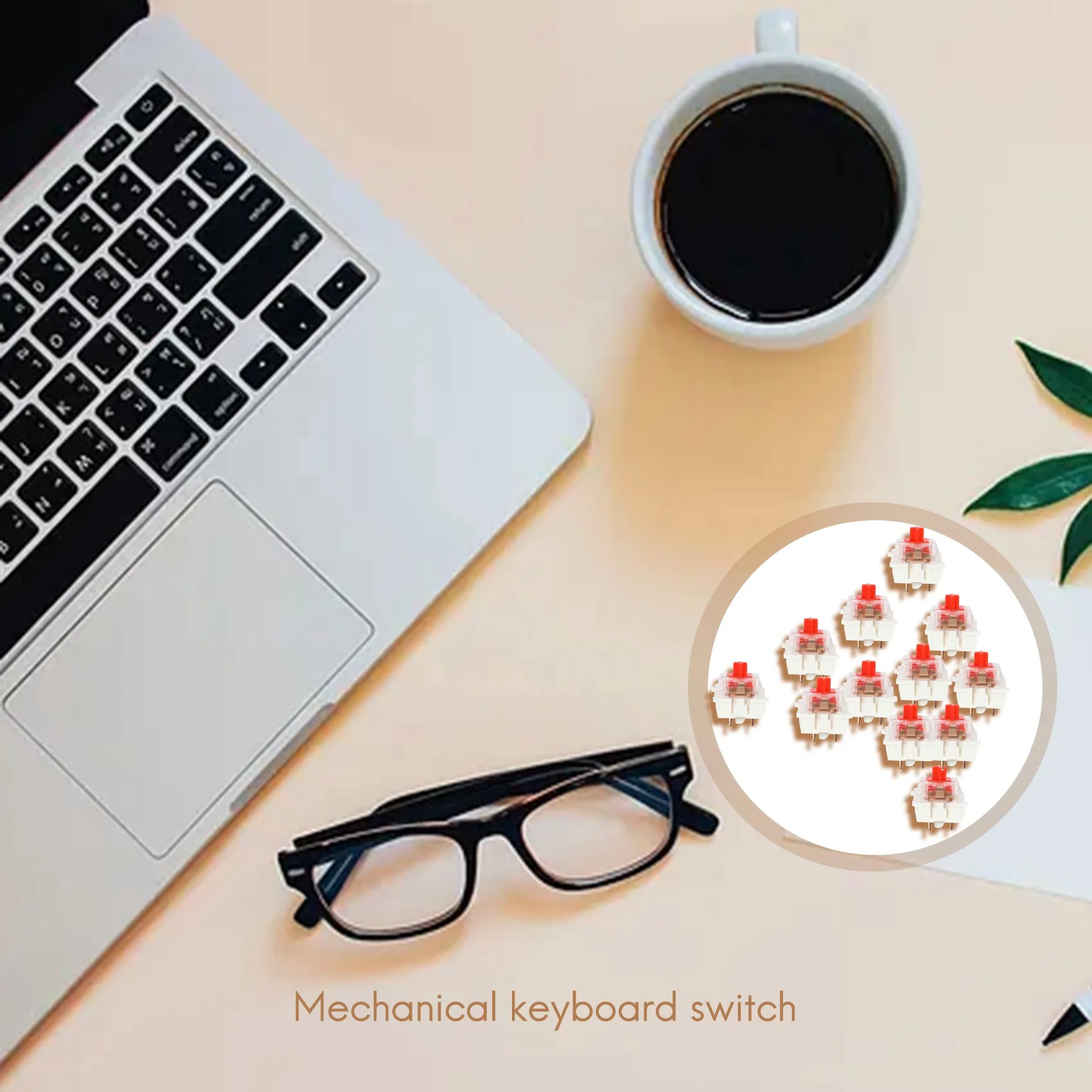Механический переключатель для Cherry Red 3-контактный MX RGB