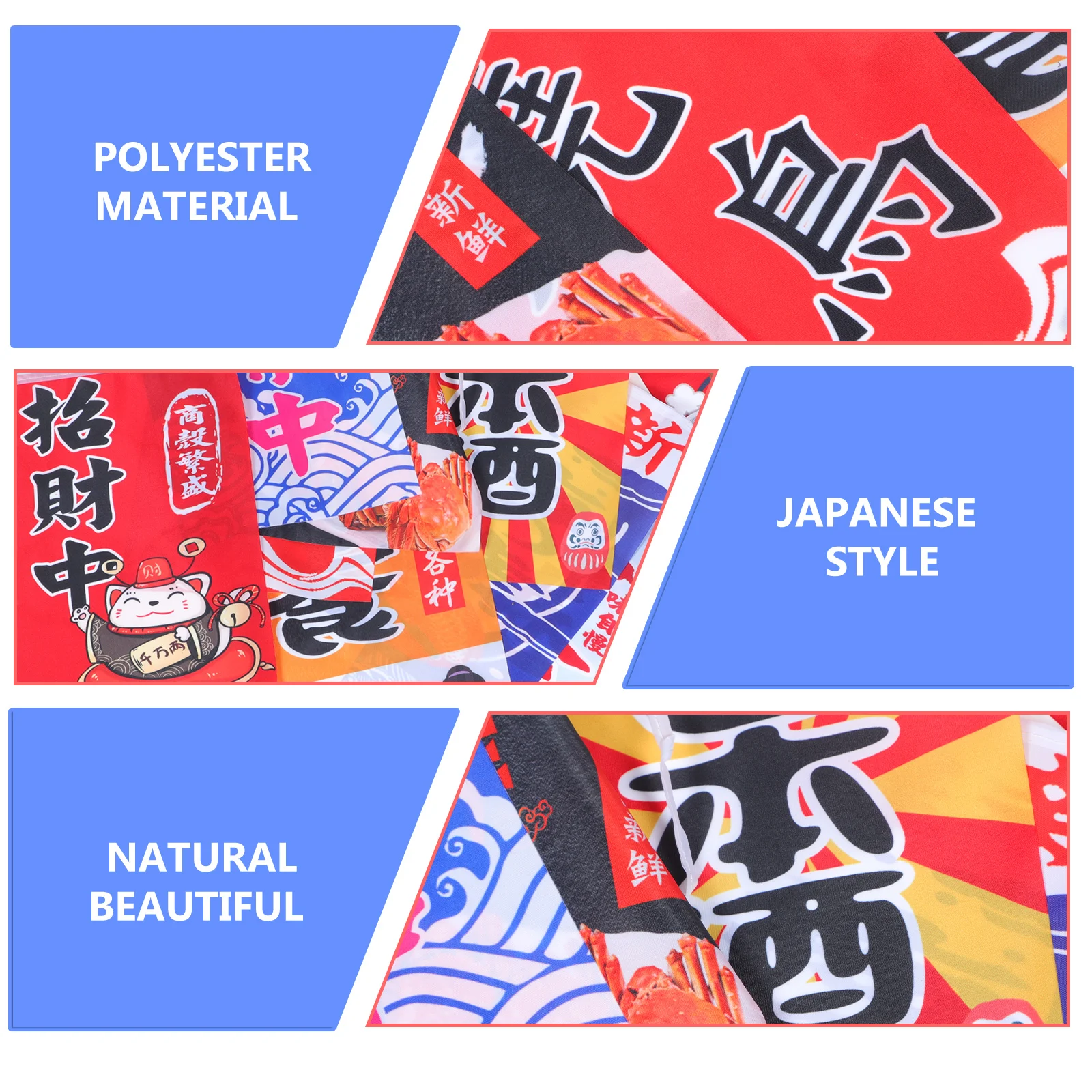 Уличное украшение Izakaya флаг баннер флаги японская гирлянда полиэстер украшения