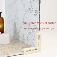 waterproof vertical buckle photography props marbling photo background board wood grain backdrops studio board white screen