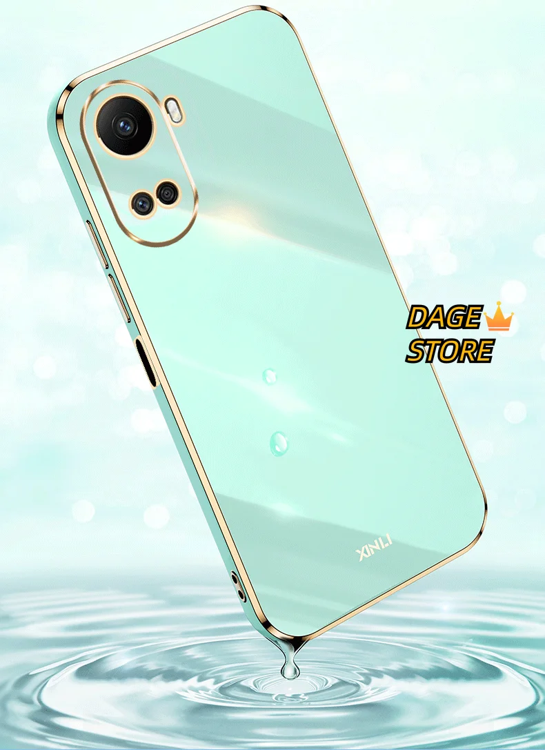 

6D Plating Soft Casing for Huawei Nova 10 SE / Nova 10 Pro / Nova 10 Silicone Shockproof Square Shiny Bling Back Cover