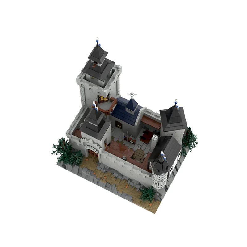 Фото 5524 шт. MOC Черный Сокол S Eyrie Замок Модель Строительство Рождественские Подарки Блоки Игрушка Сборка DIY Образовательный Кирпич Дети День Рождения №2