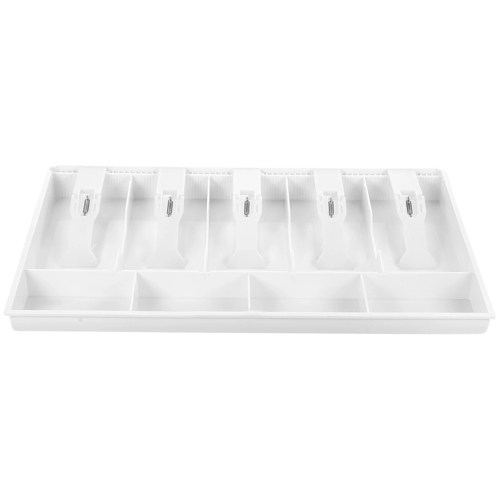 

Five Compartments Cash Register Box Currency Till Multiple Storage Tray Money Counter Piggy Bank Cashier Plastic Replacement