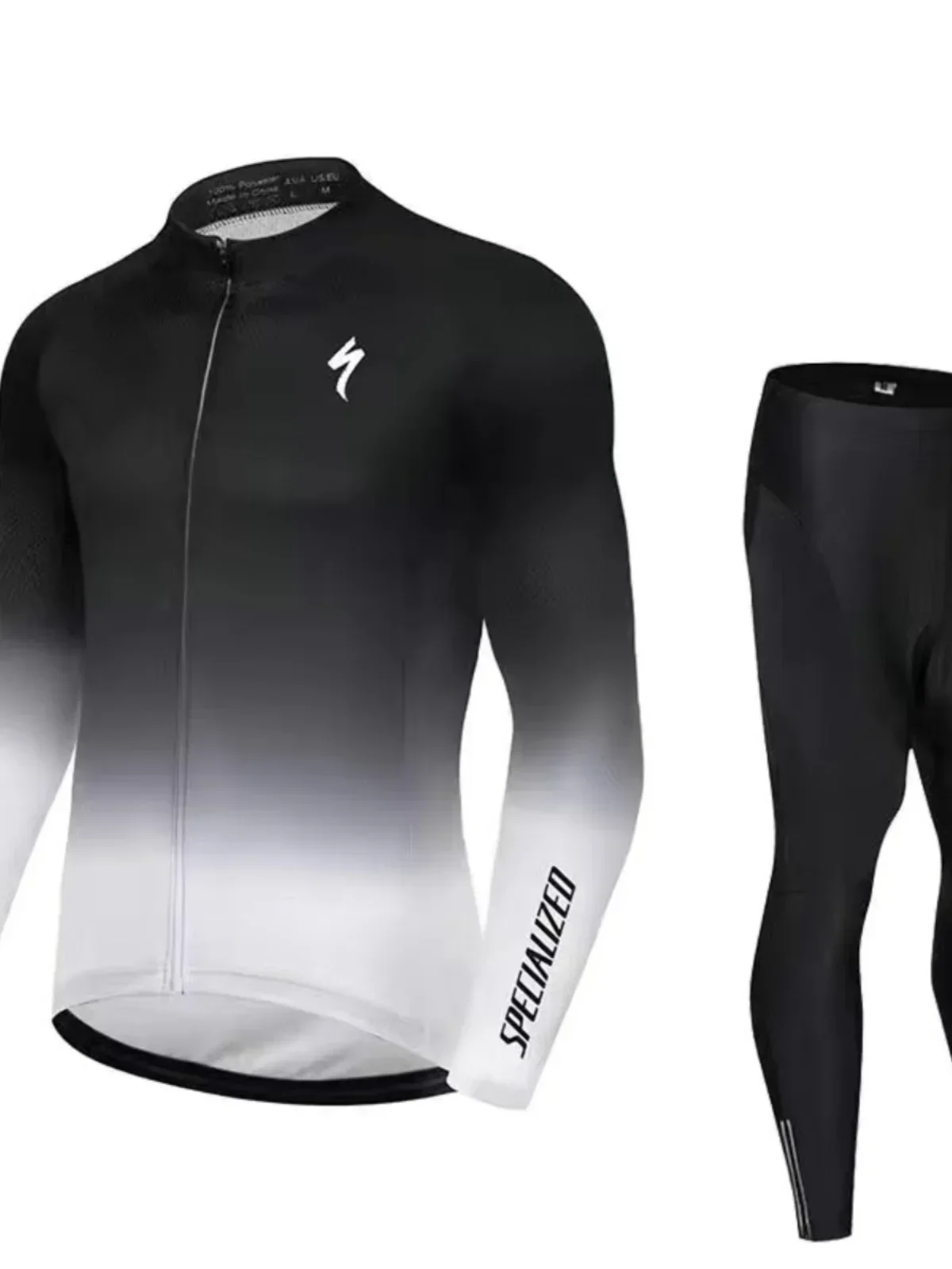 2024 Autumn Long Sleeve Cycling Jersey Pants Wears MTB Ropa Ciclismo Bicycle Clothes Warm Bike Clothing Sets Jacket