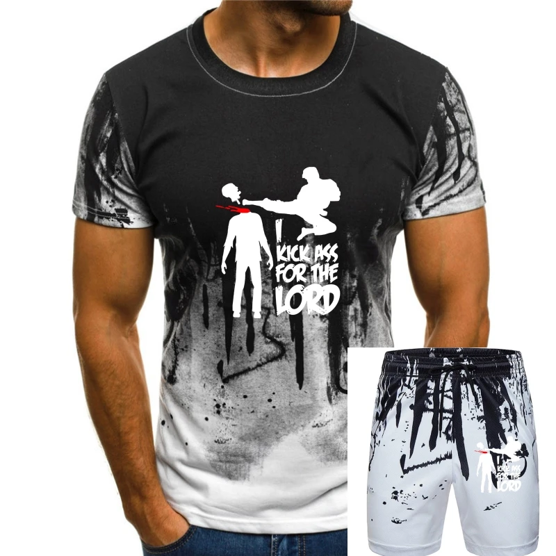 

Culture Clothing Braindead (Dead Alive) I Kick Ass T-Shirt - Movie Film T SHIRT Men Short Sleeve Cotton Tshirt Tees