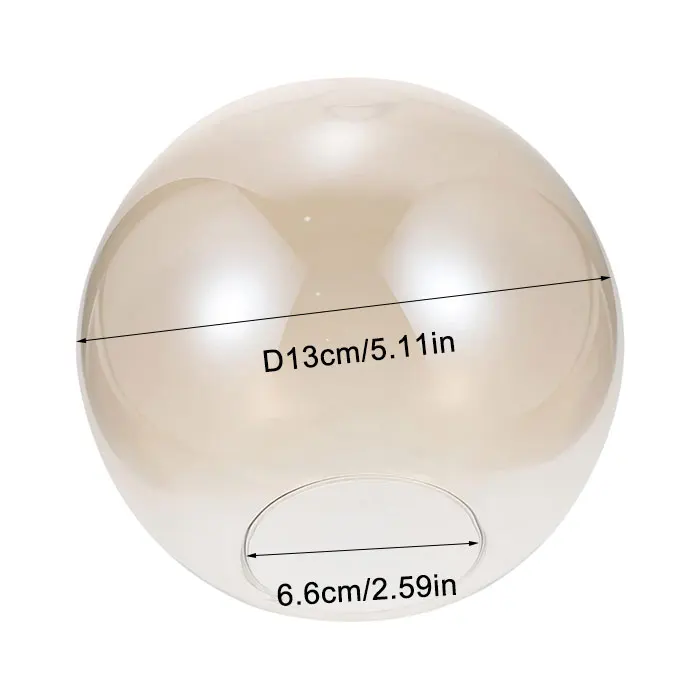 

Стеклянный глобус абажур 130 мм 150 мм