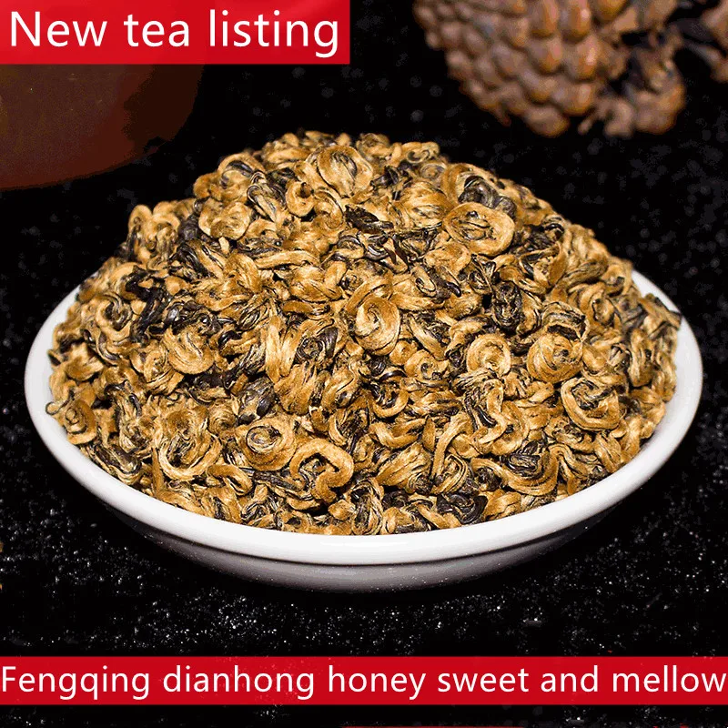 

2022 Yunnan Dian Hong Red Tea Honey Fragrance DianHong Golden Buds Black Tea For Lose Weight Green Health Care Loss Slimming Tea