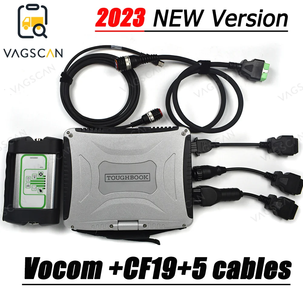 

2023 V2.8.150Truck Diagnose Interface adapter for Vocom 88890300 For Renault/UD/Mack Truck Diagnostic Tool with CF-19 Laptop
