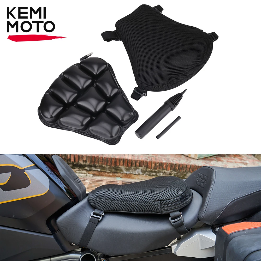 

KEMiMOTO Air Pad Seat Cushion For Honda CB500X PCX MSX 125 Shadow CB1000R For GSR600 750 For KLR 650 Motorcycle Seat Cover
