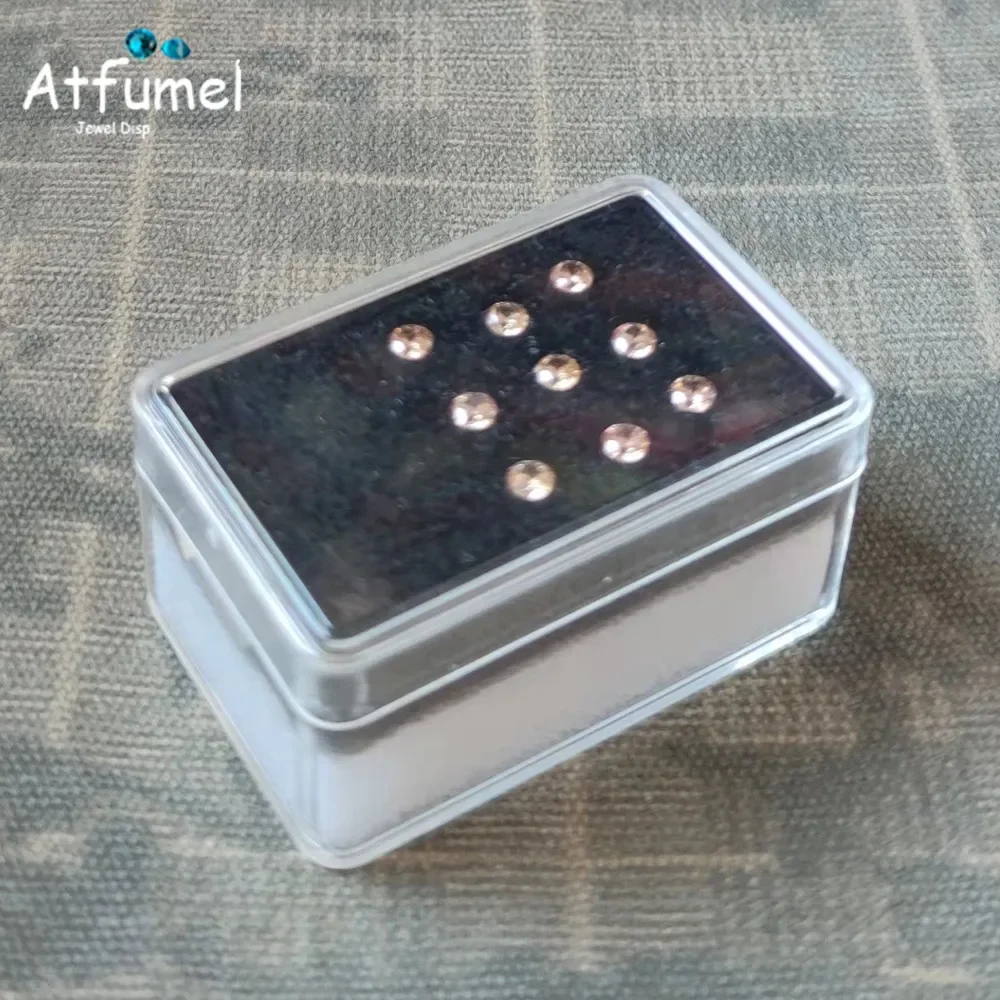 Прямоугольная пластиковая коробка для хранения украшений ATFUMEL