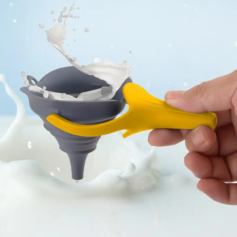 

Funnel For Filling Bottles Collapsible Funnel Kitchen Gadgets Accessories Foldable For Water Bottle