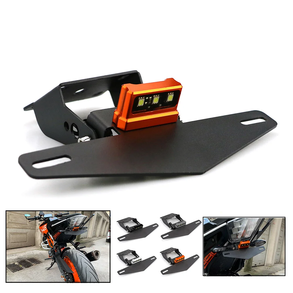 

Задний номерной знак мотоцикла, задний каркас, держатель, кронштейн светодиодный светильник кой для KTM DUKE 125 250 390 200 2013 - 2016 2017 2018 2019