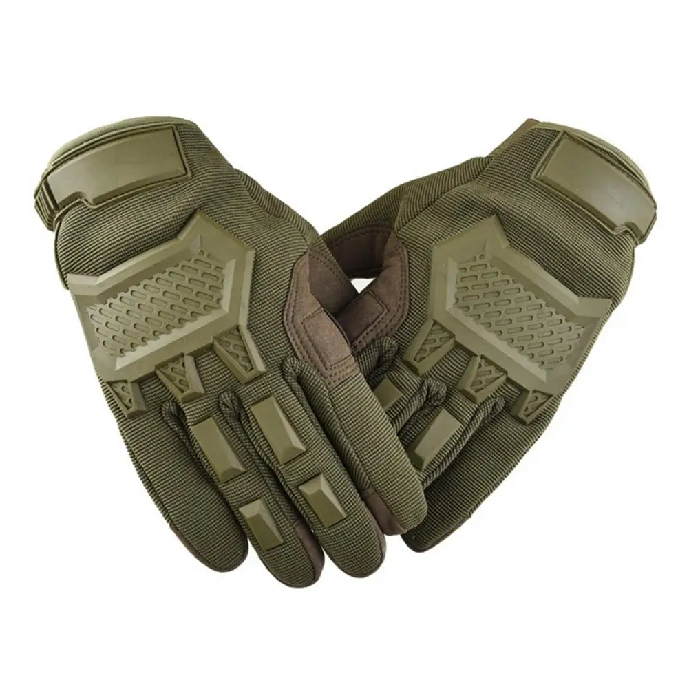 

Fingerless Gloves 1Pair Anti-slip Riding Durable Micro Fiber Military Full Fingers Gloves for Motorcycles перчатки мужские