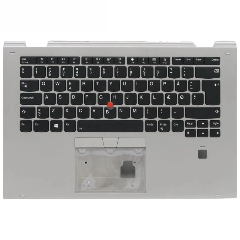 Фото Подставка для рук с рамкой клавиатуры ThinkPad X1 Yoga 2-го поколения, серебристая 01LV008/01LV015/01LV009/01LV026/01LV030 №4