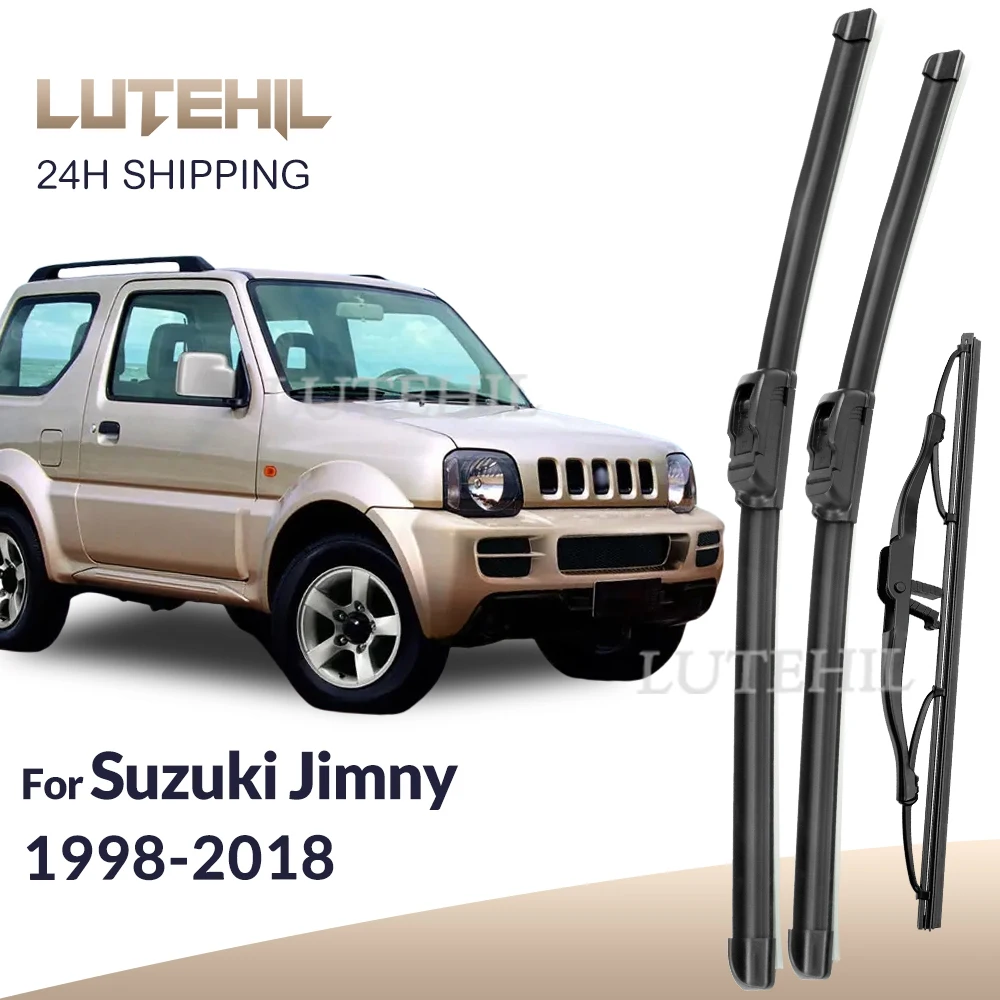 

Для Suzuki Jimny MK3 1998-2018 1999 2000 2001 дворники передние и задние щетки стеклоочистителя лобовое стекло щетки для окон 18 "+ 16" + 11"