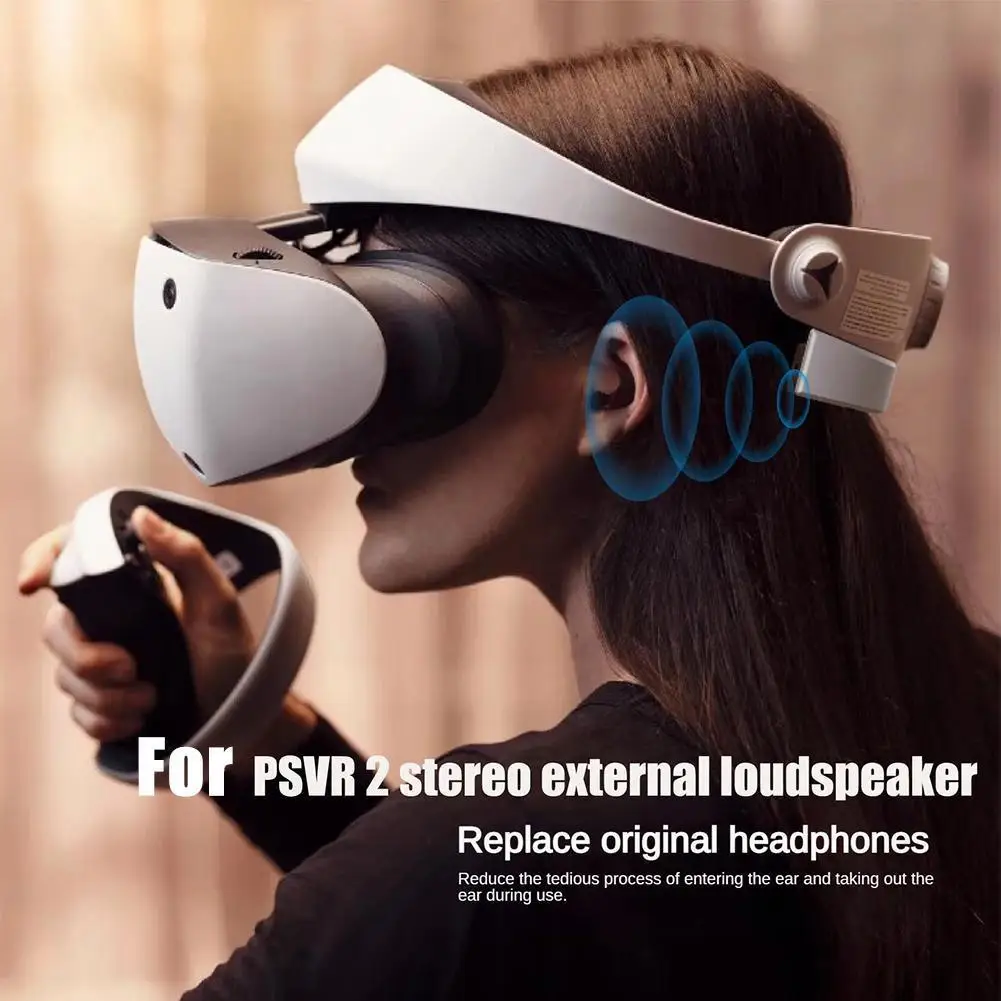 

Мини-динамик для PS VR2 3,5 мм, аудиоинтерфейс Type-C, замена для зарядки, внешний стерео усилитель, портативный стерео плеер K0N1