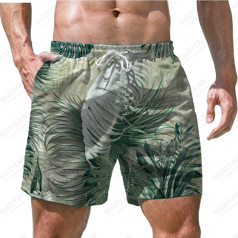 Забавные Гавайские пляжные шорты