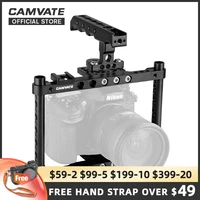 camvate camera cage rig for canon 70d80d markii5d markii5d markiii5ds5dsrnikon d3200d3300sony a58a7a7iigh5gh4gh3