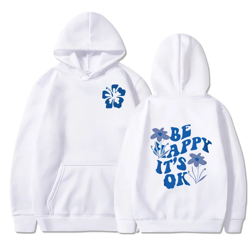 Женская Повседневная Толстовка с длинным рукавом пуловер буквами и цветочным