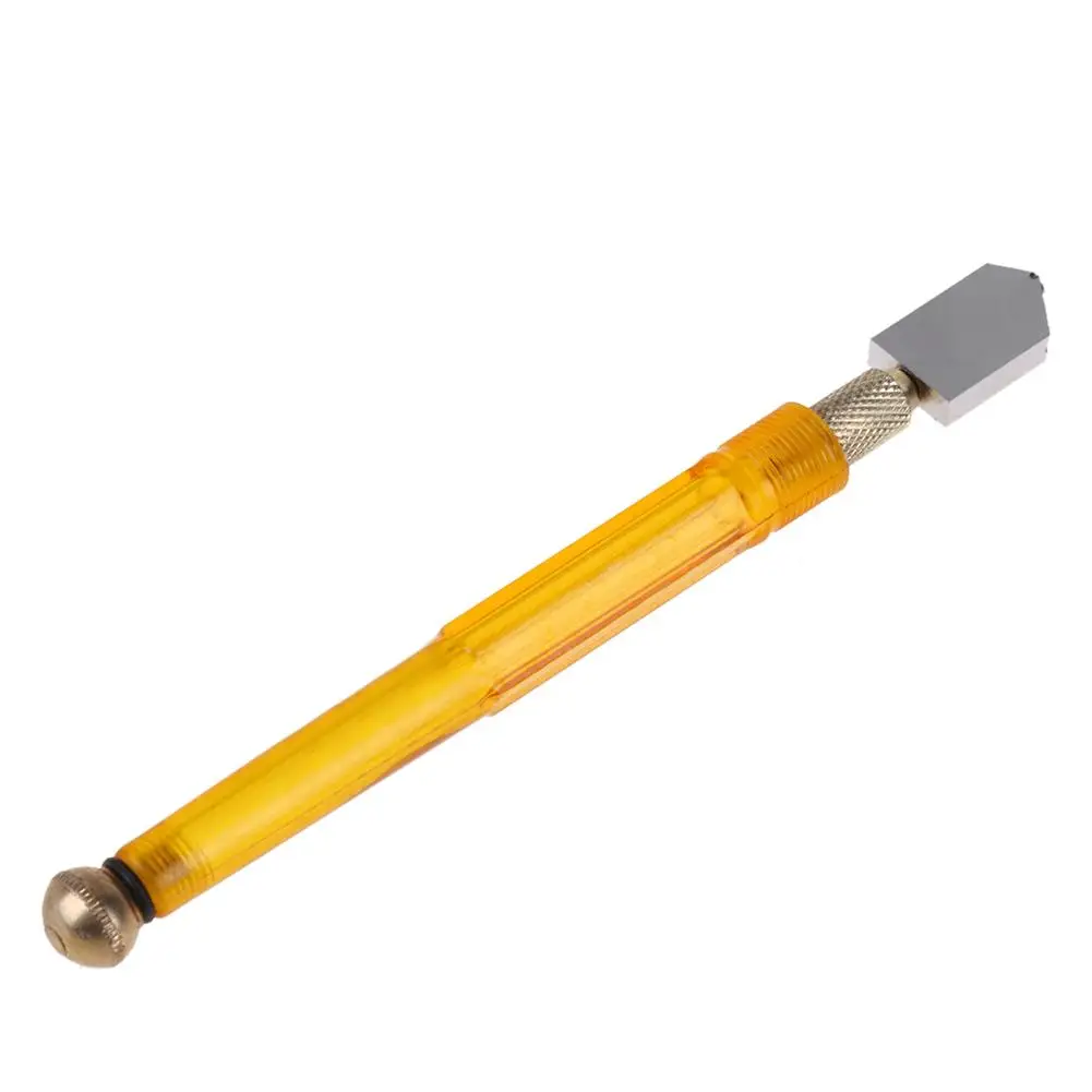 Glass Cutter Portable Wheel Blade Antislip Handle For DIY Tile Craft Cutting For Oiling Glass Cutter, When Using Their Habits