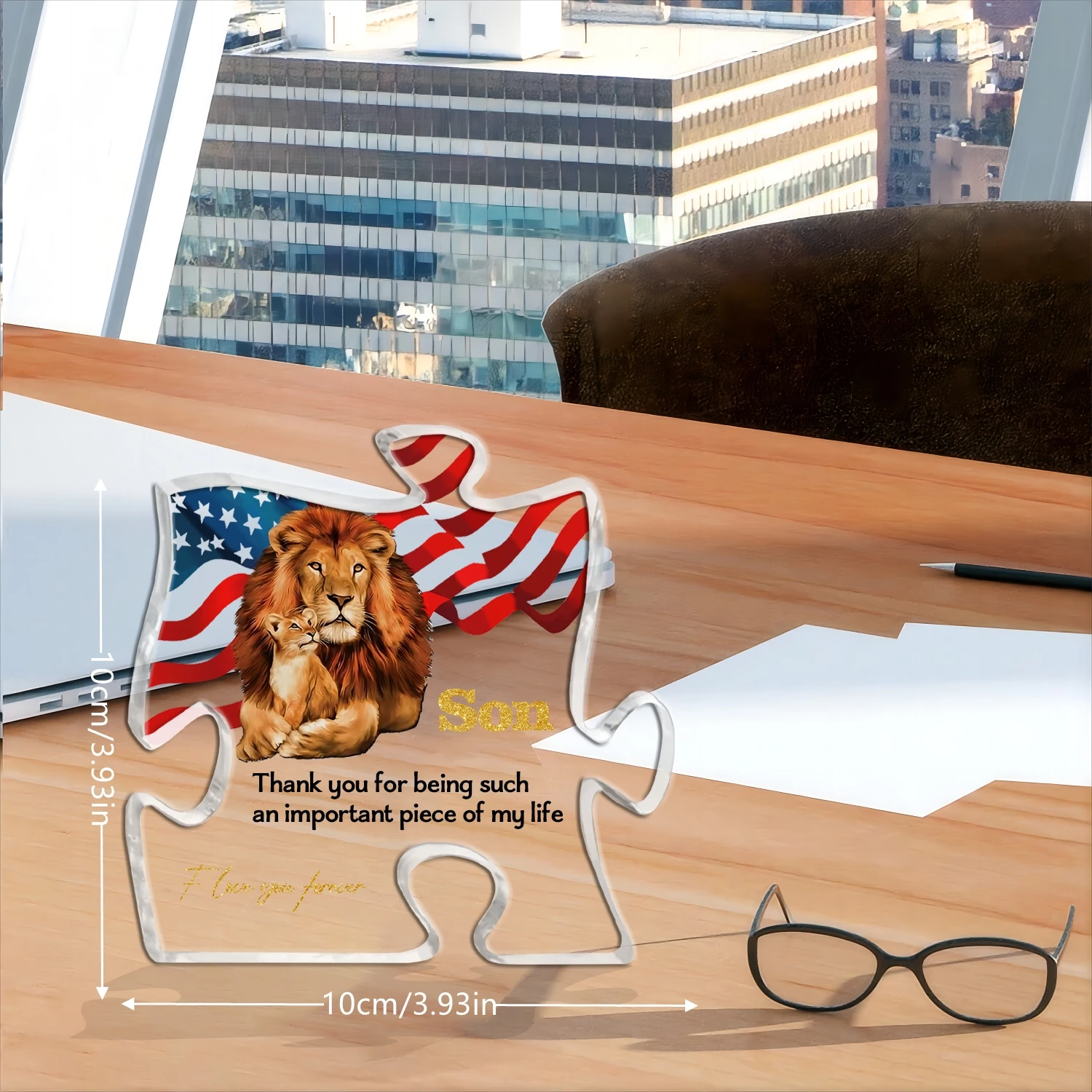 Акриловый Подарок На День Рождения От Родителей До Сына Праздничная Фигурка