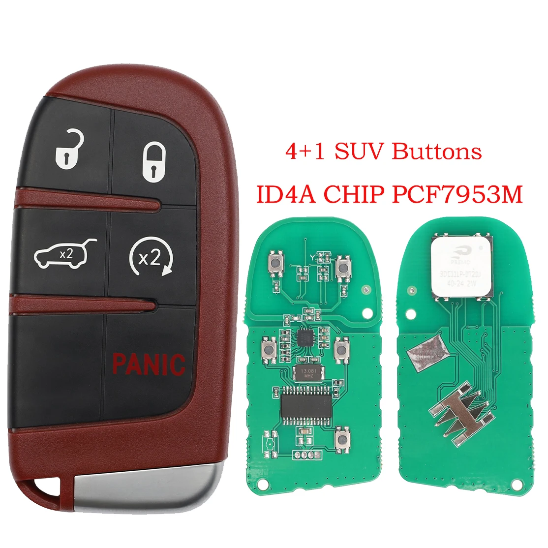 

SilKY 4A PCF7953M M3M-40821302 433 МГц умный автомобильный дистанционный ключ 68155686AA/AB/AC для Chrysler 200 300 Dodge Charger Challenger 2015