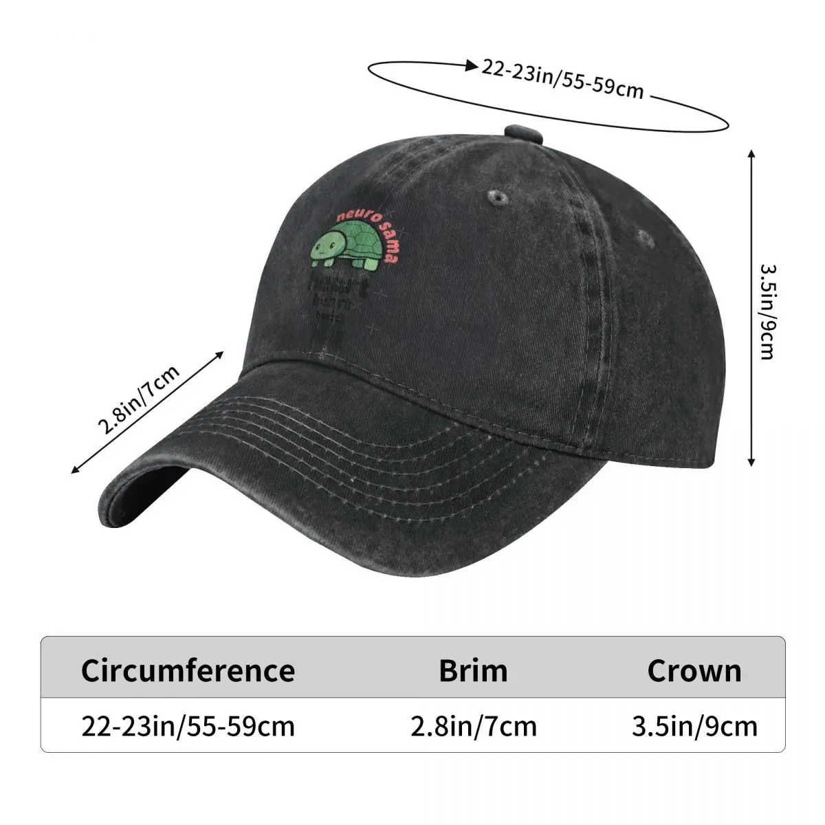 Бейсболка Neuro Sama Merch Neuro-sama Vedal модная кепка с козырьком мужская Кепка Женская