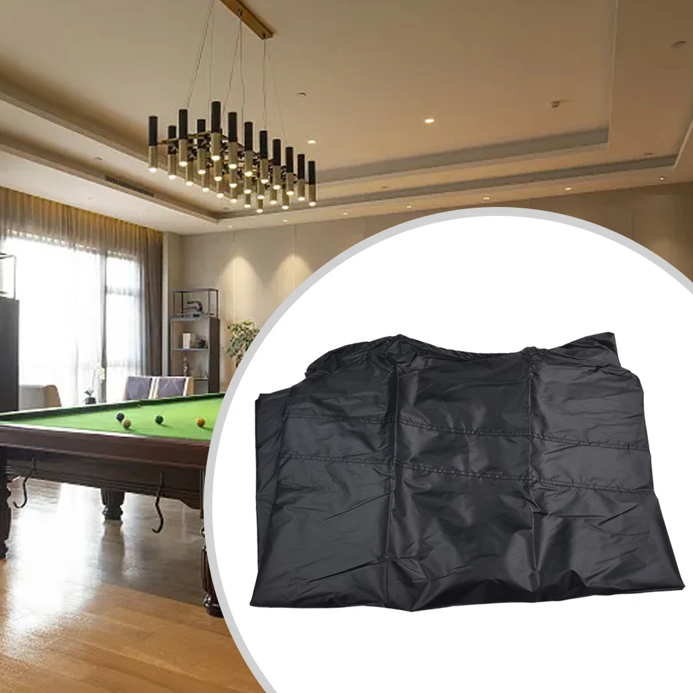 

Pool Table Cover 1Pcs 210D OxfordCloth 8/9 Ft Double-stitched Sewing Waterproof Dust Billiard Pool Table Accessories