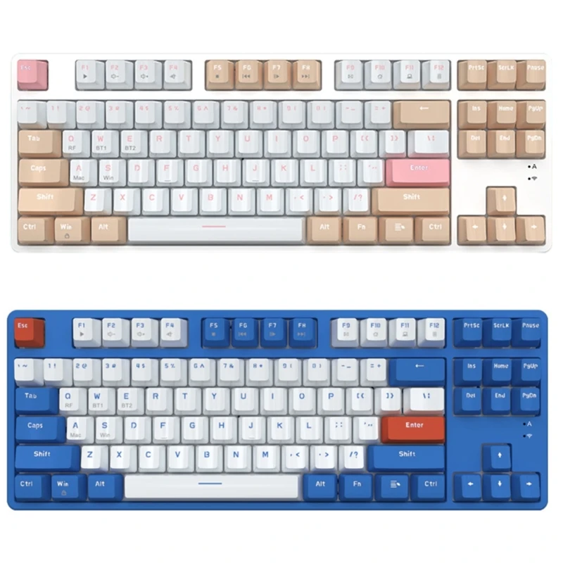 

2.4Ghz Wireless Gaming Mechanical Keyboard Bluetooth-compatible 87 Keys Hotswap Mini Gaming Mechanical Keyboard