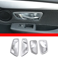 abs carbon fiber car styling inner door handle bowl cover trim stickers for bmw 2 series active tourer f45 f46 2015 19 accessory