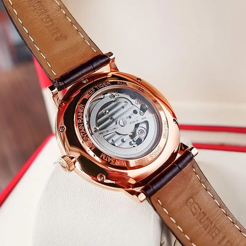 Men's fully automatic mechanical watch waterproof high-end genuine business