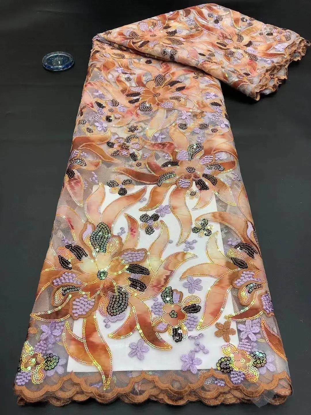 Африканская Тюлевая кружевная ткань с блестками белая 2021 зеленая новейшая