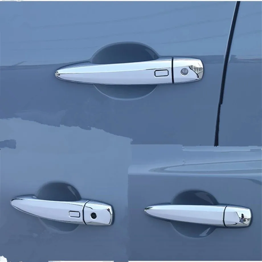 

Для Nissan Qashqai J12 2021 2022 2023 ABS хромированный углеволоконный защитный чехол на дверную ручку стикер отделка Аксессуары для стайлинга автомобиля