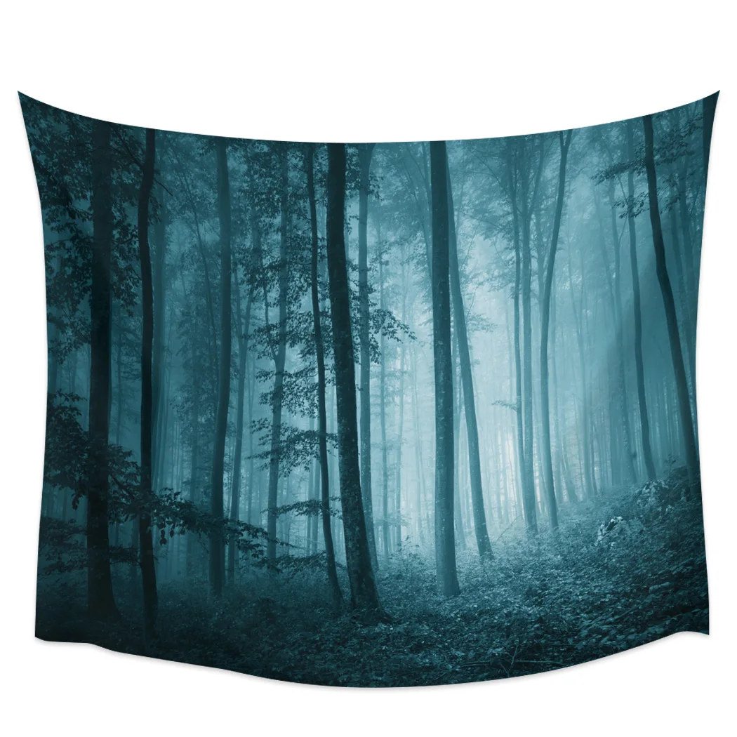 

Forest Plant Woods Horror Blackout Curtains Table Runner Bathroom Set Blanket Tapestry