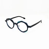 hand crafted 76805 optical eyeglasses for unisex retro style anti blue light lens plate full full frame with box