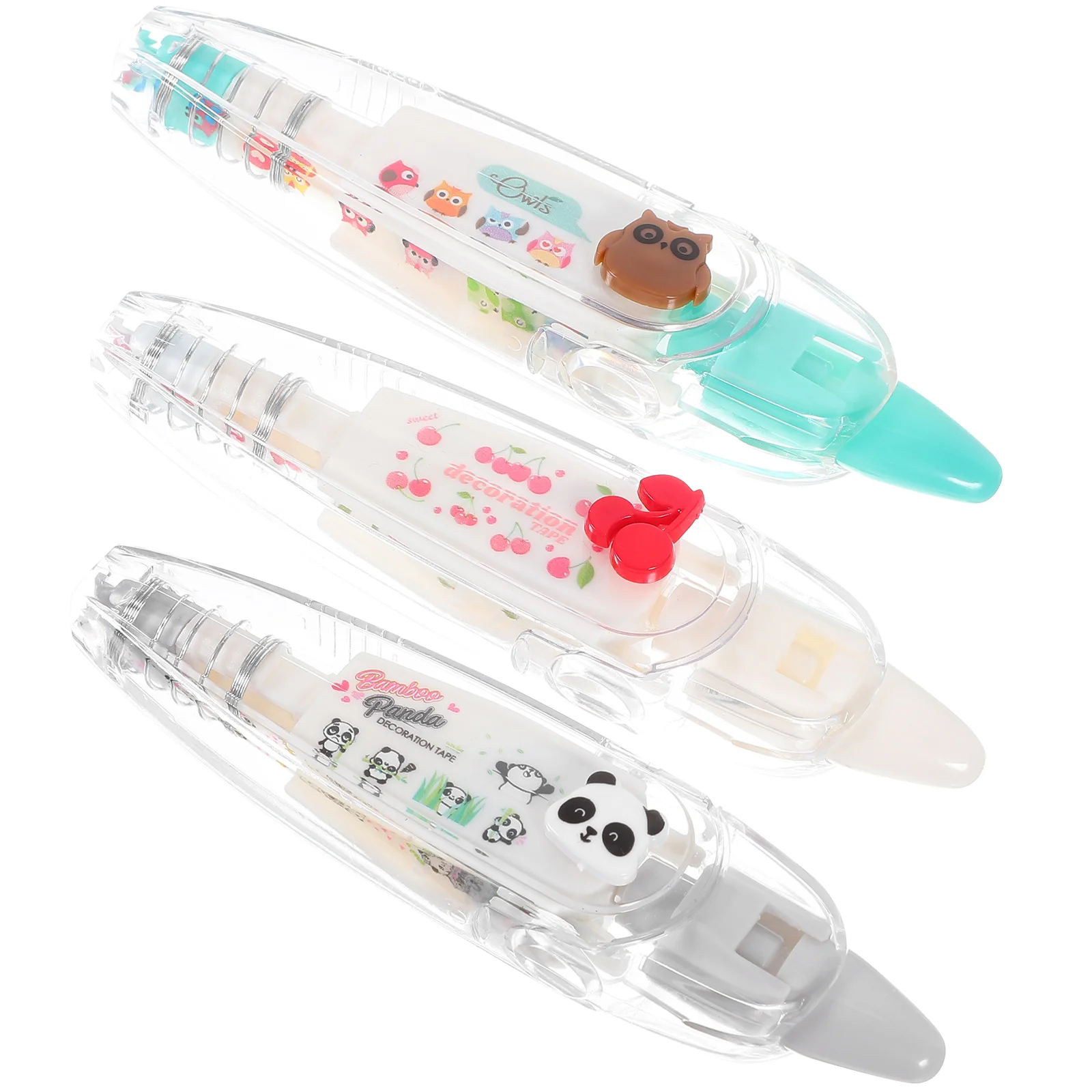 

Декоративная Корректирующая лента, 3 шт., декоративная ручка «сделай сам» с милыми животными