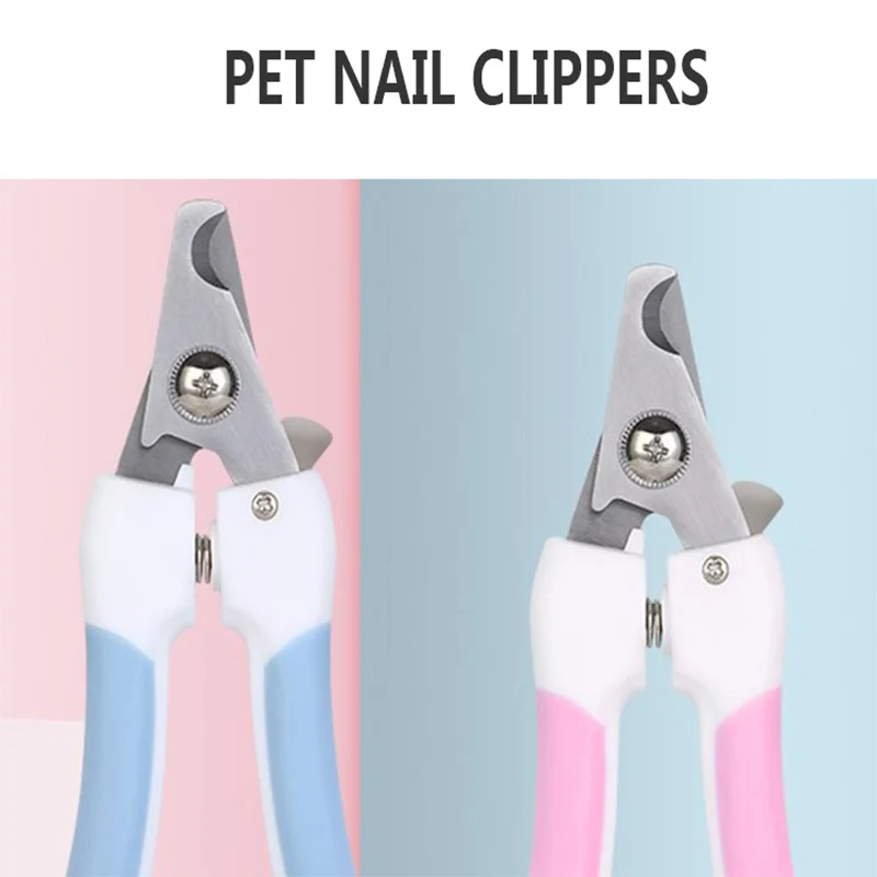 

Professional Pet Nail Clipper Stainless Steel Dog Cat Nail Trimmer Labor-Saving Nail Clipper Convenient Dog Grooming Supplies